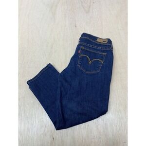 Levis 502 Jeans Womens 28  Tapered Blue Denim‎ Approx 30x21